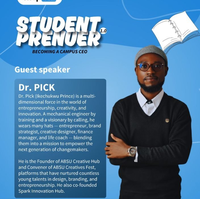 Dr pick Studentprenur Shopuni event